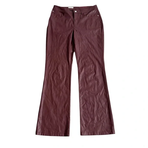 Anthropologie The Ya-Ya Vegan Leather Pant - Picture 4 of 14